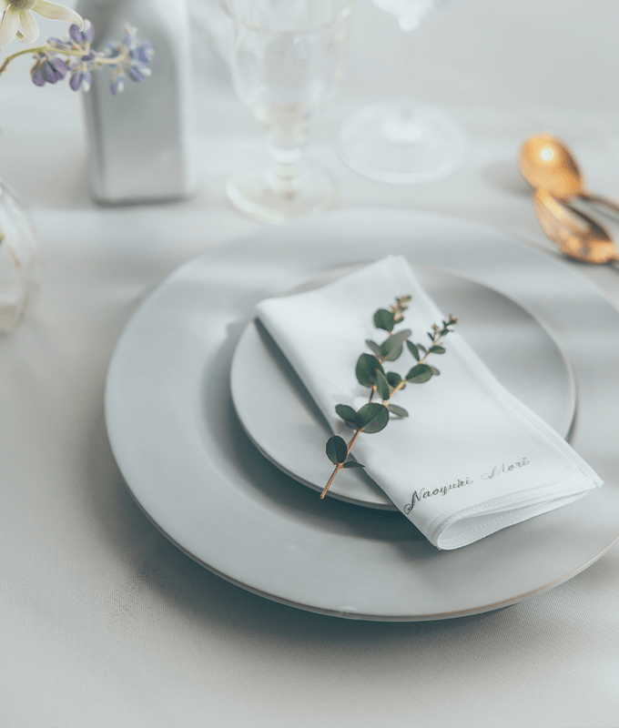 結婚式の席札としての利用